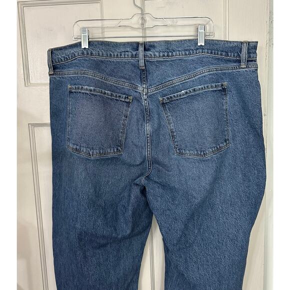 Old Navy Jeans Size 20 High Rise Slouchy Straight Secret Slim Pockets Button Fly - Picture 6 of 7